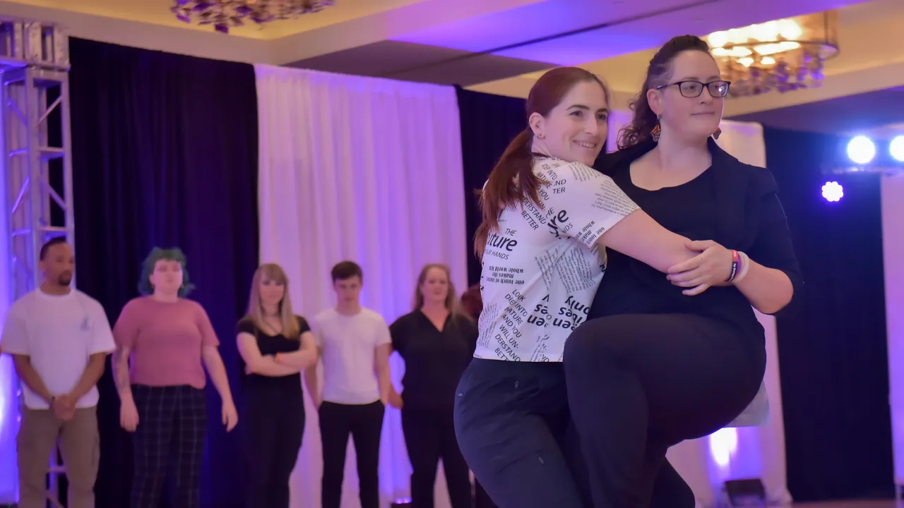 Samantha Buckwalter & Mahala Fedor - 2nd place Role Reversal Jack&Jill - Jack&Jill O'Rama 2023