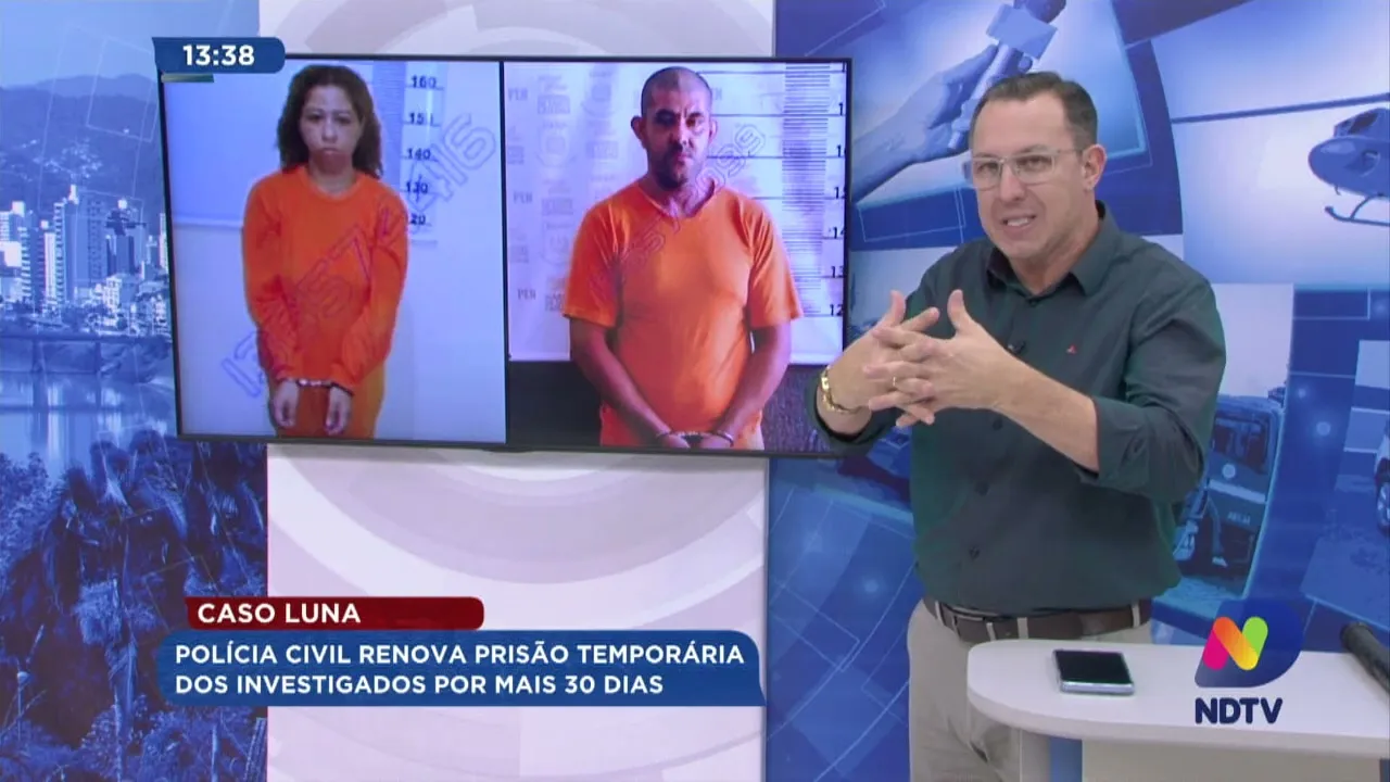 Caso Luna: Polícia Civil renova prisão temporária dos investigados por mais 30 dias