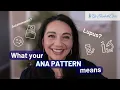 What your ANA Pattern means