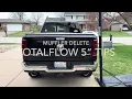 5th Gen Ram - muffler delete exhaust tips comparison