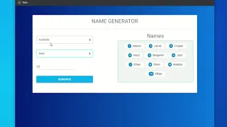 JavaScript Project Ideas Name Generator