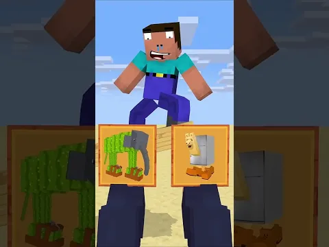 Help Herobrine To Moderate The Weight #shorts #minecraft #minecraftshorts  | @anutalk5710
