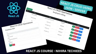 React JS CRUD Operations using JSON Server REST API React JS Full Course