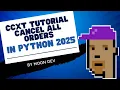 CCXT Quick Tutorial Cancel all your Conditional Orders STOPLOSS OR TAKE PROFIT by Moon Dev