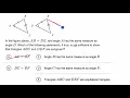 Congruence and similarity Worked example Praxis Core Math Khan Academy