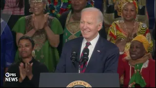 WATCH: Biden delivers remarks at International African American Museum in South Carolina