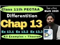Exercise 13 1 to 13 3 Examples Chapter 13 Class 11th Math New Punjab Board Ist Year Math PECTAA