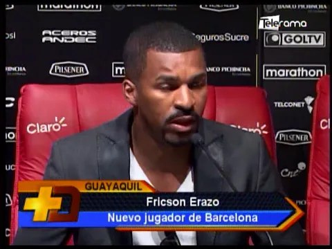 Fricson Erazo fue presentado oficialmente en Barcelona