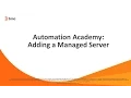 BSA Adding a Managed Server