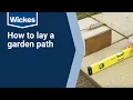 How to lay a path Wickes
