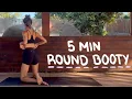 5MIN everyday booty pilates workout toned round booty no equipment LIDIAVMERA