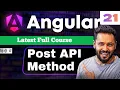 Angular 21 Tutorial in Hindi POST API Integration with Reactive Form Routing