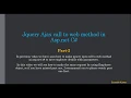 jquery ajax call to web method in asp net c to pass object