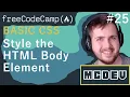 Style the HTML Body Element Basic CSS Solution Overview