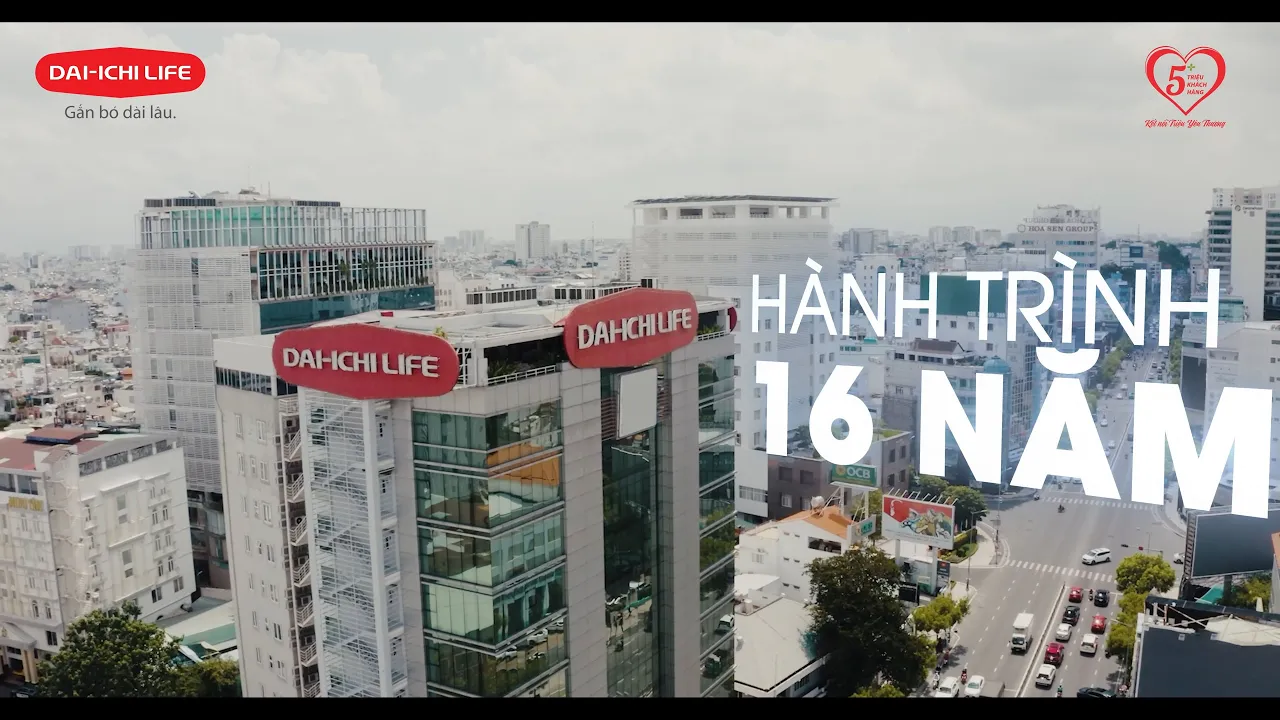 Outline Video Dai-ichi Life Việt Nam - 16 năm vì tương lai an tâm hạnh phúc của người dân Việt
