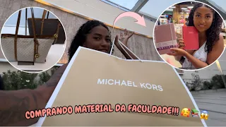 COMPRANDO MEU MATERIAL PRA FACULDADE!!