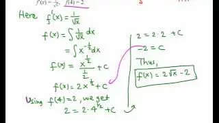 Solving an initial value problem calculus