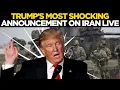 Donald Trump LIVE US President Drops Major EMERGENCY Declaration BIG Announcement US News LIVE