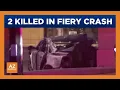 2 teens killed 8 injured after fiery overnight crash in Mesa