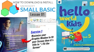 Learn Microsoft Small Basic Step-by-Step for Beginners Unit 02 Lesson 01 Download Install