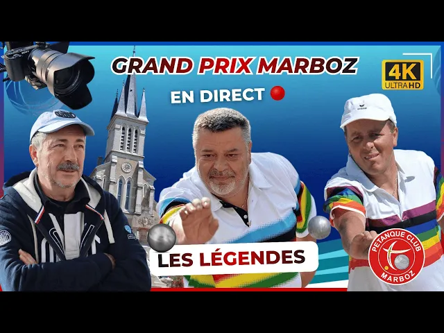 Petanque Academy Live 9 The Legends in the final stages, Marboz Grand Prix 2026, streamed live by Petanque Academy Live