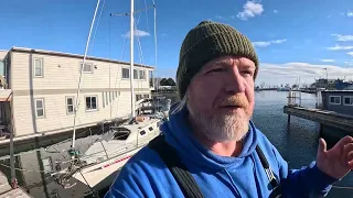 I moved onto a boat for the winter to save on rent.