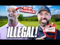 I gave ILLEGAL golf clubs to Bryson DeChambeau and he shot -