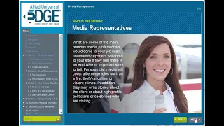 Allied Universal Core Training Media Management