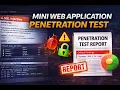 Mini Web Application Penetration Test Walkthrough Findings and Reporting