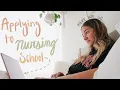 Apply to Nursing School w me my tips tricks to get motivated