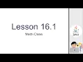 Java Lesson 16 1 - Math Class
