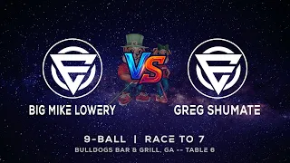 BIG MIKE LOWERY vs GREG SHUMATE - BULLDOGS BAR GRILL