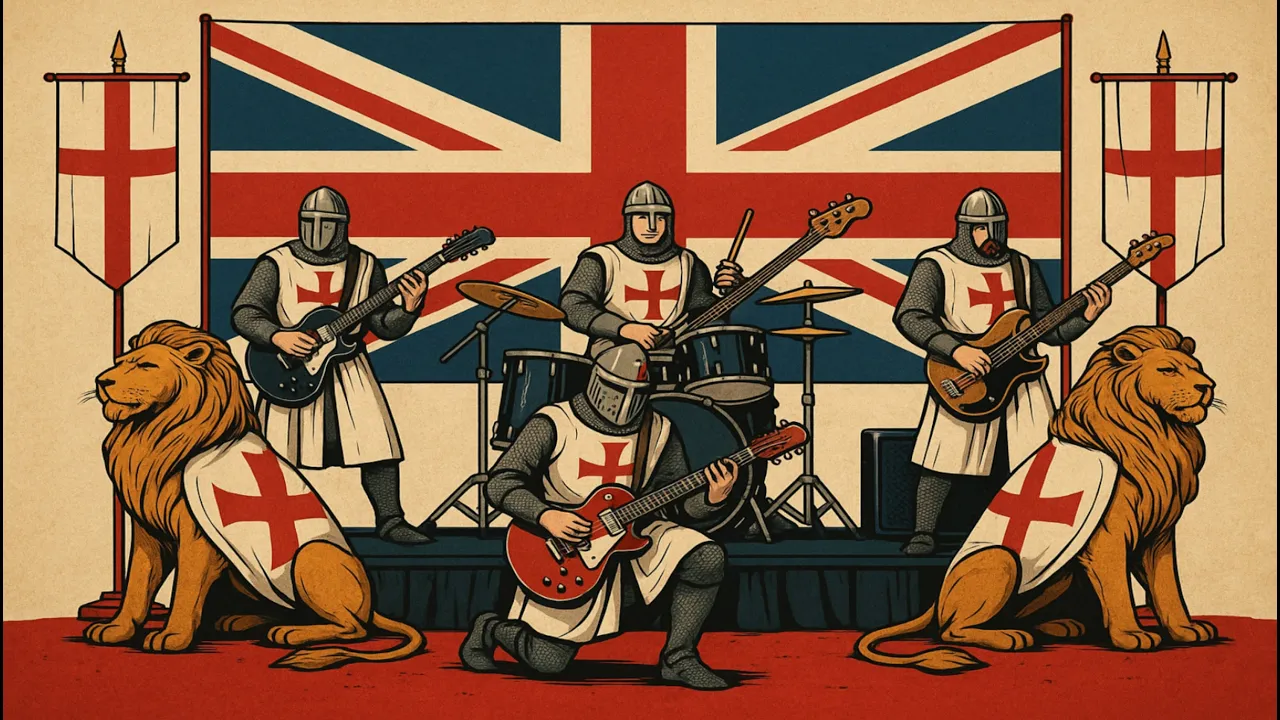 Raise The Colours 🇬🇧 Patriotic Rock 🏴󠁧󠁢󠁥󠁮󠁧󠁿 Official Music Video - Ulfhednar AImusic