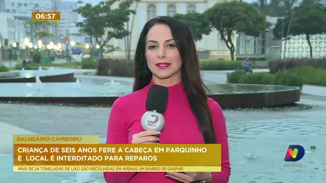 Parque é interditado após acidente com criança em Balneário Camboriú