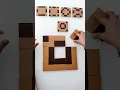 Pattern Puzzle with cardboard DIY puzzle game DIY activities cardboard toy