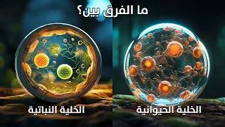 ما الفرق بين الخلية الحيوانية والنباتية 