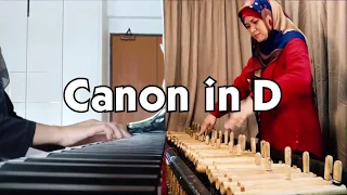 Canon in D - Pachelbel (Piano and Angklung Toel)