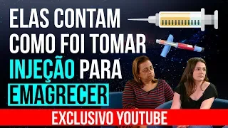 Elas tomaram injeção de liraglutida para emagrecer