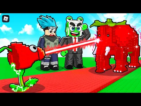 Video Thumbnail: روبلوكس هزمنا زعيم الفراولة العملاق بنبتة ليزر أسطورية! 🍓
