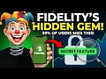 Fidelity Brokerage has a Secret Feature that you should be using Fidelity is the best hub account