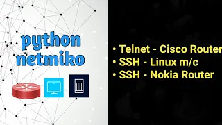Python Netmiko SSH router Network Device login Hands-on