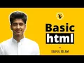 Basic html-Part 01 Bangla tutorial
