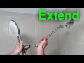 Shower head cheap extension arm installation