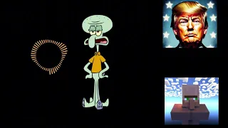 Ai Squidward Donald Trump Minecraft Villager Sing Insane A Hazbin Hotel Song 