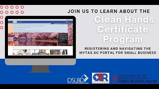 Clean Hands Certificate Program Overview for Small Businesses