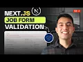 Zod Validation with React Hook Form in Next js Real Job Post Form Validation