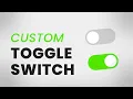 CSS Custom Toggle Switch Checkbox