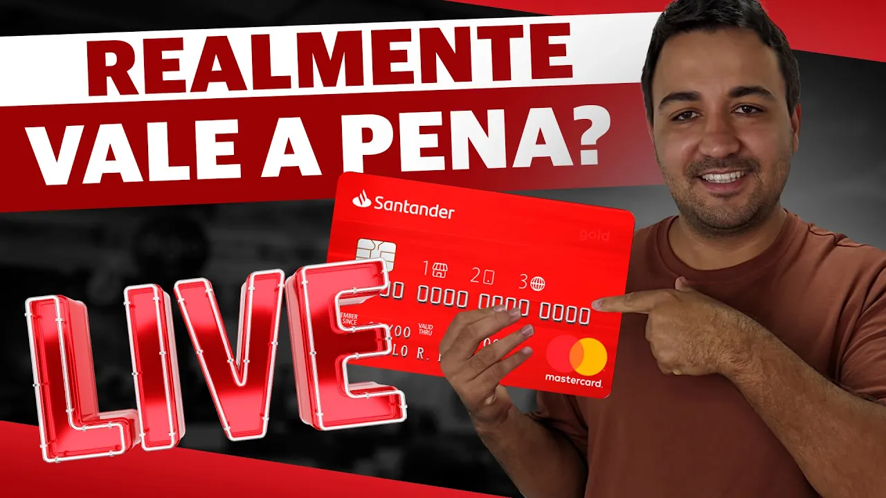 AO VIVO - CARTÃO SANTANDER 123 - VEJA SE REALMENTE  VALE A PENA?