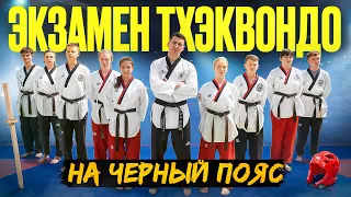 Экзамен на Чёрный пояс по тхэквондо | Дети показывают силу и дух #taekwando #тхэквондо #черныйпояс