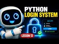 Build a Python Login System Real Project for AI Engineers Lesson 13